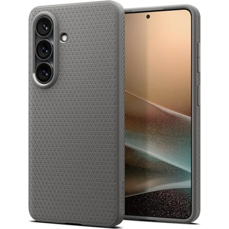 Spigen Liquid Air Hülle für Samsung Galaxy S26, stoßdämpfender TPU-Schutz, Anti-Rutsch Design – Marble Gray – Bild 1