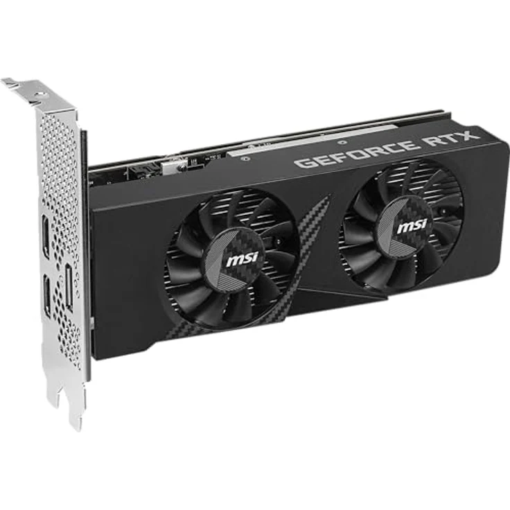 MSI RTX3050 LP E 6G OC, Grafikkarte mit 6GB GDDR6, HDMI, DVI, DP für kompakte Systeme – Bild 7