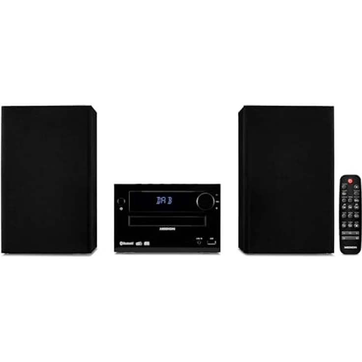 MEDION E64482 Micro Audio System Kompaktanlage (DAB+, CD Player, Bluetooth, USB) in Schwarz – Bild 1