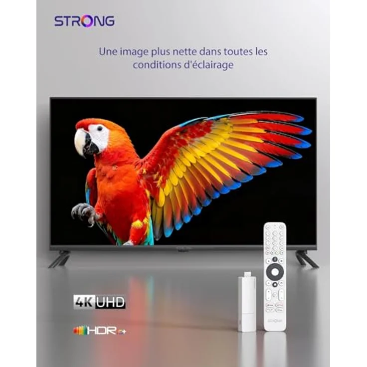 Strong Leap Air Streaming Box, 8 GB, 4K, Android 11, Google Assistant, Weiss – Bild 3