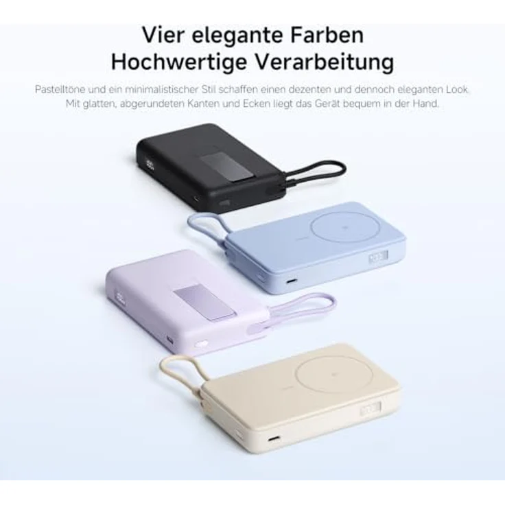 Xiaomi Power Bank BHR08PCGL, Magnetische 10000 mAh Powerbank mit W встроенным Stojakiem, Blau – Bild 6