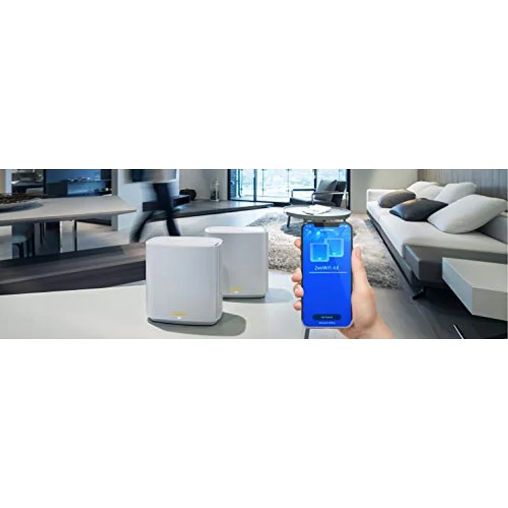 Asus Ai Mesh System ZenWiFi CT8 (2in1 Mesh Zugangspunkte-Set, AC3000 WiFi 5, 3x Gigabit LAN, App Steuerung, unterbrechungsfreies Roaming, AiProtection) weiß – Bild 3