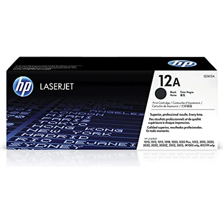 HP 12A (Q2612A) Schwarz Original Toner für HP Laserjet 1010, 1020, 1022, 3015, 3050, 3055 – Bild 2
