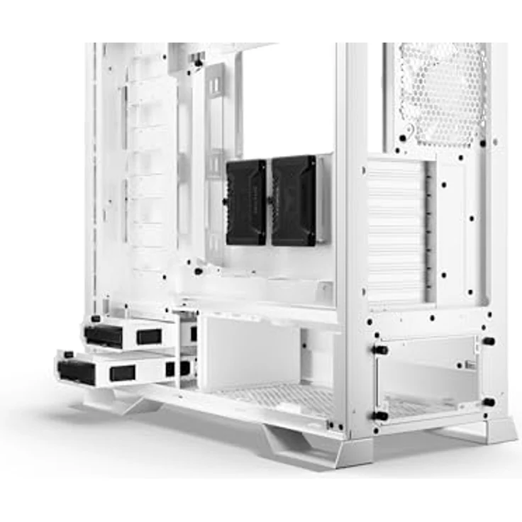 be quiet! HDD Cage 2 BGA13, Festplattenkäfig in Weiß für Dark Base und Silent Base Gehäuse, 1x HDD / 2x SSD, entkoppelte Montage – Bild 2