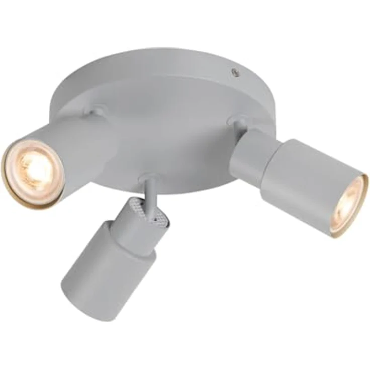 SLV PURI 2.0 TUBE, Deckenleuchte, Wandleuchte, Grau - Flexibel dreh- und schwenkbar, industrieller Look, Aluminium und Kunststoff, Erschaffung individueller Lichtakzente – Bild 2