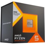 AMD Ryzen 5 7600X3D 4,7 GHz (Raphael) AM5 - boxed, Sechskern-CPU mit 4,1 GHz Basis- und 4,7 GHz Boost-Takt, 12 virtuelle Kerne, PCI-Express 5.0