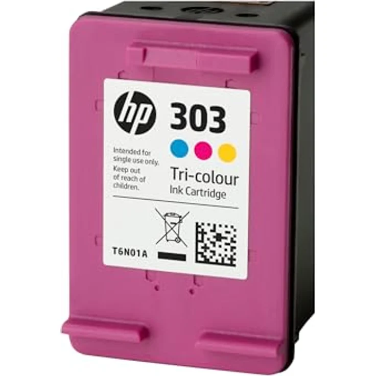 HP 303 Tintenpatrone, 2er-Pack pigmentiertes Schwarz, Cyan, Magenta, Gelb, Original – Bild 4