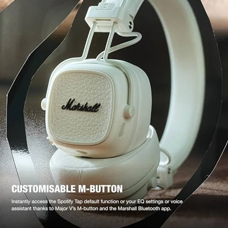 Marshall Major V Bluetooth-Kopfhörer (Freisprechfunktion, Bluetooth) in Schwarz – Bild 5