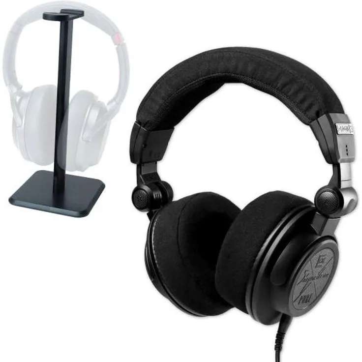 Ultrasone Signature Pure, Kopfhörer mit aktiver Geräuschunterdrückung und Tischstativ