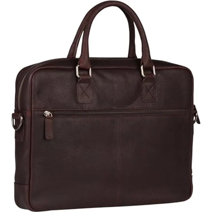 Burkely Antique Avery Aktentasche, 40 cm Leder mit Laptopfach, braun – Bild 6