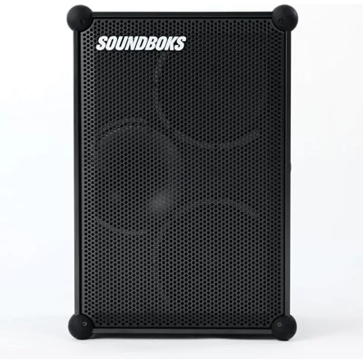 SOUNDBOKS SOUNDBOKS 4 - Bluetooth Performance Speaker - Lautester Party Lautsprecher mit 40 Stunden Akku - Kabelloser und tragbarer Lautsprecher - Designed in Dänemark - 126dB (Schwarz)