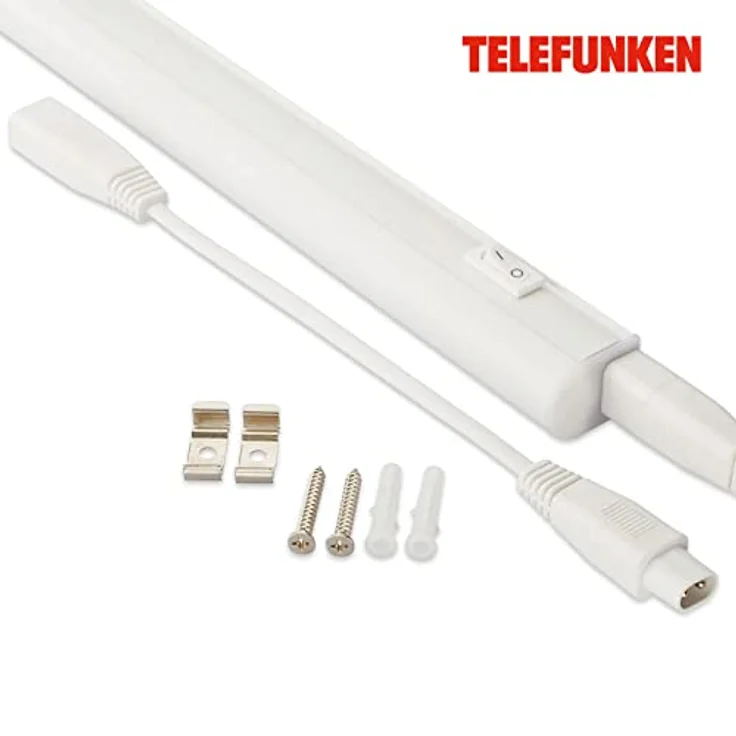 TELEFUNKEN - Led Unterbauleuchte, 87,5 Cm, Küche, Led Leiste Küchenschrank, Werkstattlampe, Warmweißes Licht, 10,6 W, 1000 Lm, Weiß - Preisvergleich – Bild 4