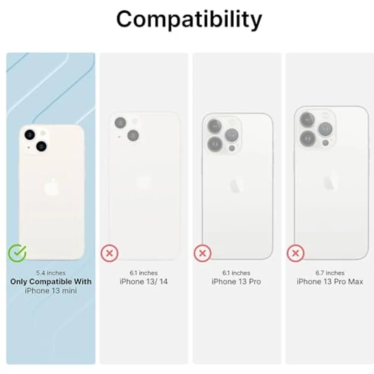 Catalyst Influence Case für Apple iPhone 13 mini, transparente Smartphone Hülle mit robustem Schutz nach Militärstandard, Wireless Charging kompatibel – Bild 6