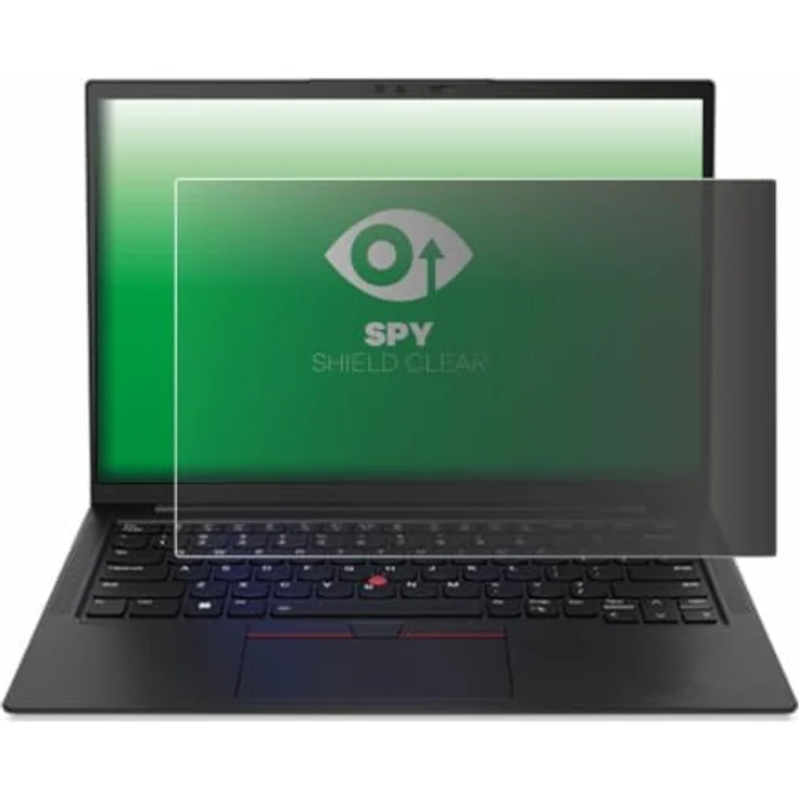upscreen Blickschutzfolie für Lenovo ThinkPad X1 Carbon Touch 14", Anti-Spy mit Blaulichtfilter, blasenfreie Montage, Made in Germany – Bild 2