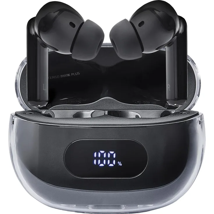 Intenso Buds Earphone Plus T310AE Black True Wireless Stereo (TWS) In-Ear Kopfhörer USB Typ-C Bluetooth Schwarz