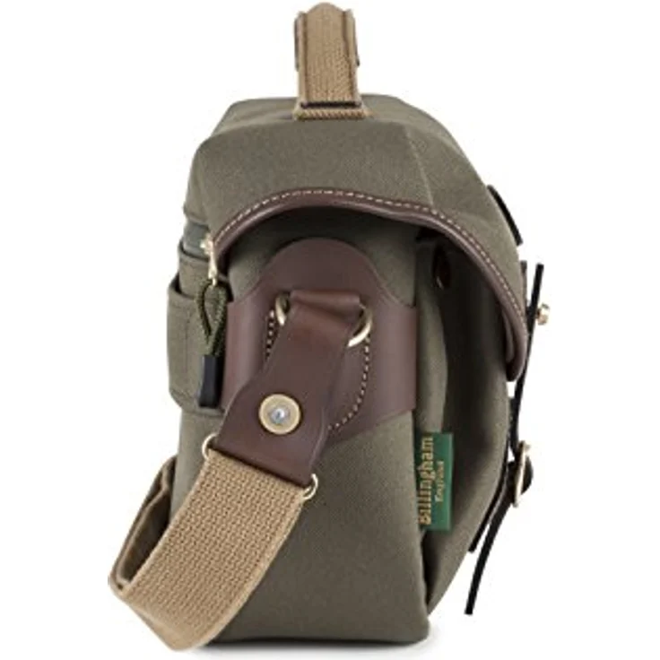 Billingham Small Pro – Tasche Rucksack FibreNyte (Schnellverschluss-System, Regenabweiser) grün und Toasten – Bild 4