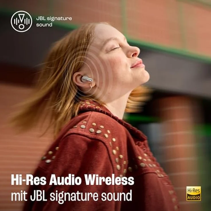 JBL Live Beam 3 Wireless Earbud-Kopfhörer mit Bluetooth, True Adaptive Noise Cancelling, 48 Stunden Akkulaufzeit, Schwarz – Bild 3