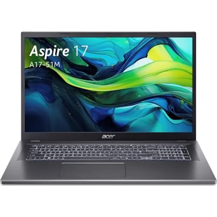 Acer Aspire 17 (A17-51M-91QH) 17,3" FHD IPS, Intel i9-13900H, 32GB RAM, 1TB SSD, grau, Windows 11 – Bild 4