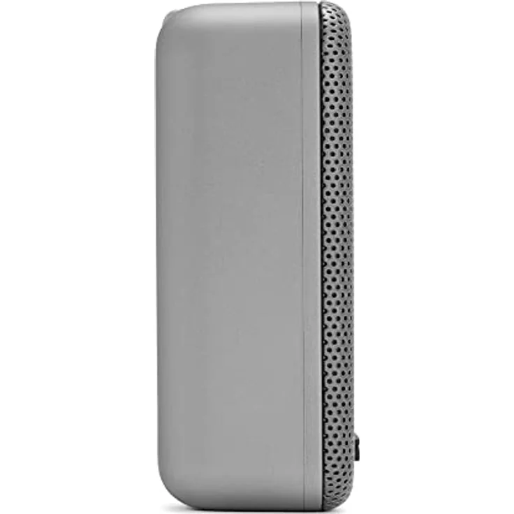 AIWA RD-40DAB/SL: tragbares digitales Radio (Dab/Dab+/FM, eingebauter Lautsprecher, 100 Senderspeicher, Dot Matrix-Display, Kopfhörerbuchse, Dual-Alarm, wiederaufladbarer Akku). Farbe: Silber. – Bild 4