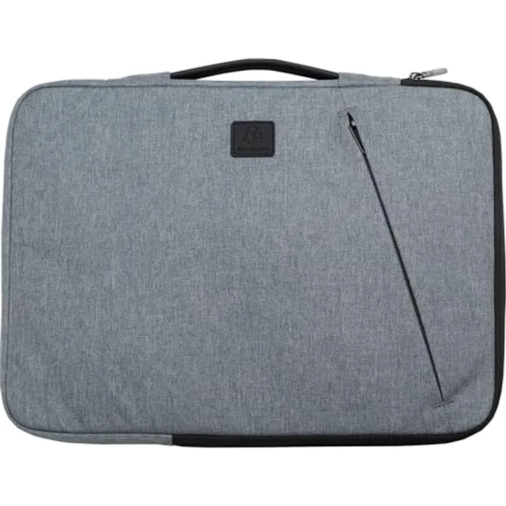 Exacompta Laptophülle business 15.98", Notebooktasche aus 58% recyceltem Polyester, Grau