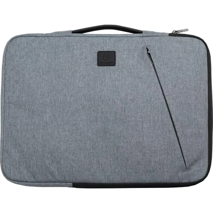 Exacompta Laptophülle business 15.98", Notebooktasche aus 58% recyceltem Polyester, Grau – Bild 1
