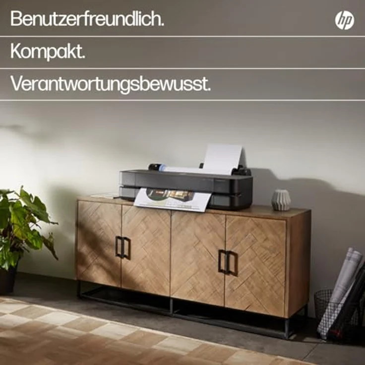 HP DesignJet T630, Großformatdrucker mit 36 Zoll, 2400 x 1200 dpi, Netzwerkfähig, Schwarz – Bild 8