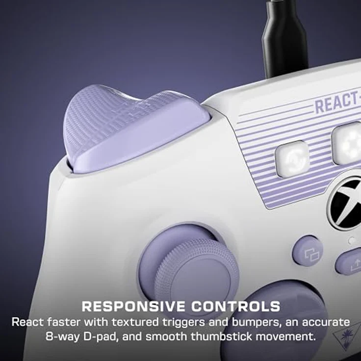 Roccat Turtle Beach REACT-R White XB, Gaming Controller mit präziser Steuerung, Weiss – Bild 7