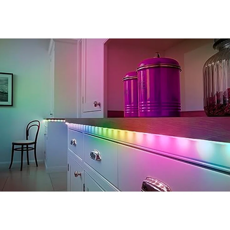 Ledvance SMART+ WIFI FLEX 3M LED-Streifen, weiß, 15W, 350lm, dimmbar, dynamisches Magic-RGB Lichteffekt, individuelle Lichtfarbenwahl, App-steuerbar, lange Lebensdauer, einfache Montage, IP20 – Bild 2