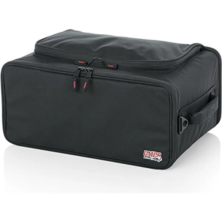 Gator Cases Lightweight Rack Bag with Removable Shoulder Strap; 4U Rack - 12.5" Rackable Depth (GR-RACKBAG-4U)