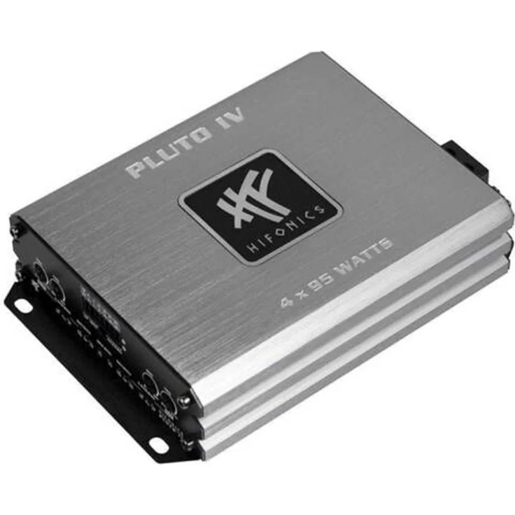 Hifonics PLUTO IV Digital 4-Kanal Mini Auto Endstufe 380 Watt RMS Verstärker