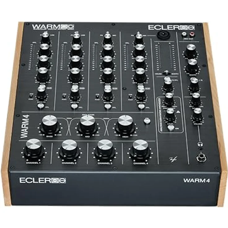 Ecler Warm4, 4-Kanal Rotary-DJ-Mixer, präzise Regelung und hochwertige audio-technische Ausstattung – Bild 3