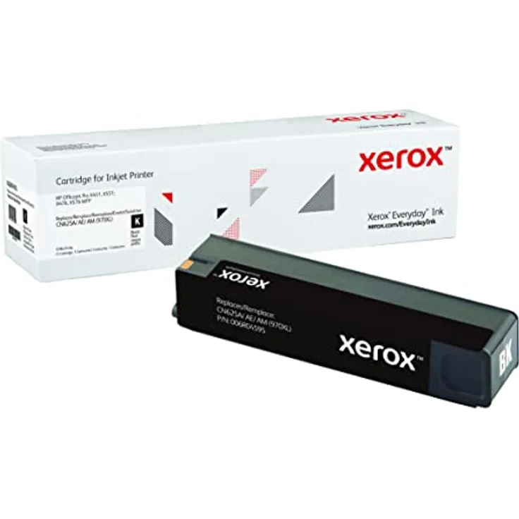 Xerox Everyday Schwarz Druckerpatrone ersetzt HP 970XL (CN625AE, CN625A, CN625AM), hohe Ergiebigkeit, umweltfreundlich, 006R04595