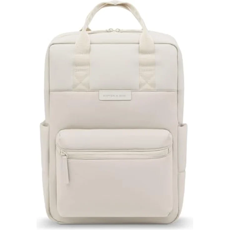 Kapten & Son Bergen Cloud Backpack, Freizeitrucksack mit 15L Fassungsvermögen und gepolstertem Laptopfach bis 15 Zoll, Sandstone beige – Bild 1