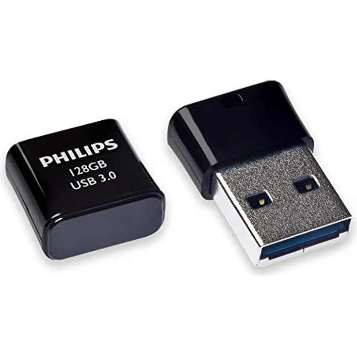 Philips USB Stick 128GB Ultra Small Memory USB 3.0 Flash Drive Pico Edition for PC, Laptop, Computer, Smart TV, Car Audio and More Reads up to 180MB/s – Bild 1