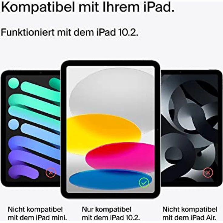 Belkin ScreenForce™ TemperedGlass Displayschutz für das Pad der. 10. Gen, kompatibel mit Apple Pencil, vollflächiger Schutz, mit Positionierungsschale für eine einwandfreie, blasenfreie Applikation – Bild 4
