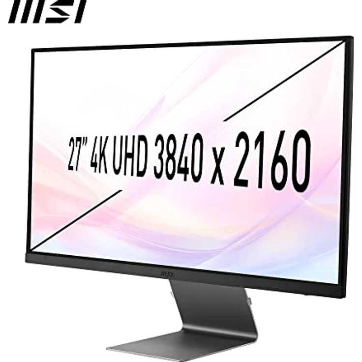 MSI Modern MD271ULDE 27 Zoll Flat LED Monitor, UHD (3840x2160), IPS Panel, USB-C 65 W, 60 Hz, Adaptive-Sync, Grau – Bild 2