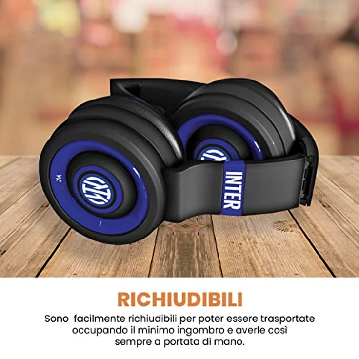 Techmade TM-046, Kabellose Over-Ear Kopfhörer mit Mikrofon, HiFi Stereo, zusammenklappbar, Micro SD Slot, FM Radio für iPhone/Android/PC – Bild 3