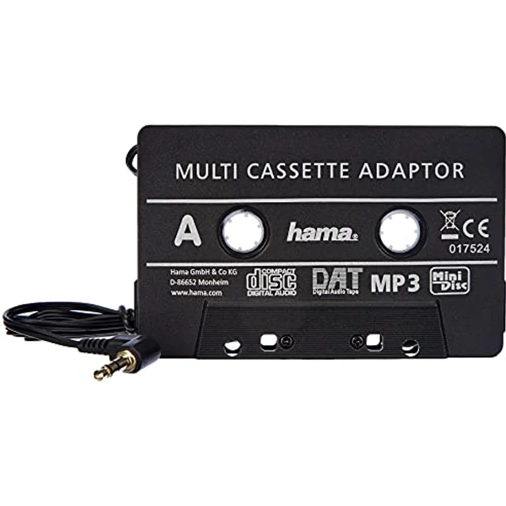 Hama KFZ-Kassettenadapter (Smartphones-MP3-CD-Player-iPod-Tablets am Autoradio, Tape mit 3,5 mm Klinkenstecker, Stereo) schwarz - Preisvergleich – Bild 3