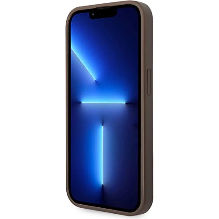 Guess Golden Logo kompatibel mit iPhone 14 Pro Max Hülle - Braun, GUHCP14X4GMGGR – Bild 5