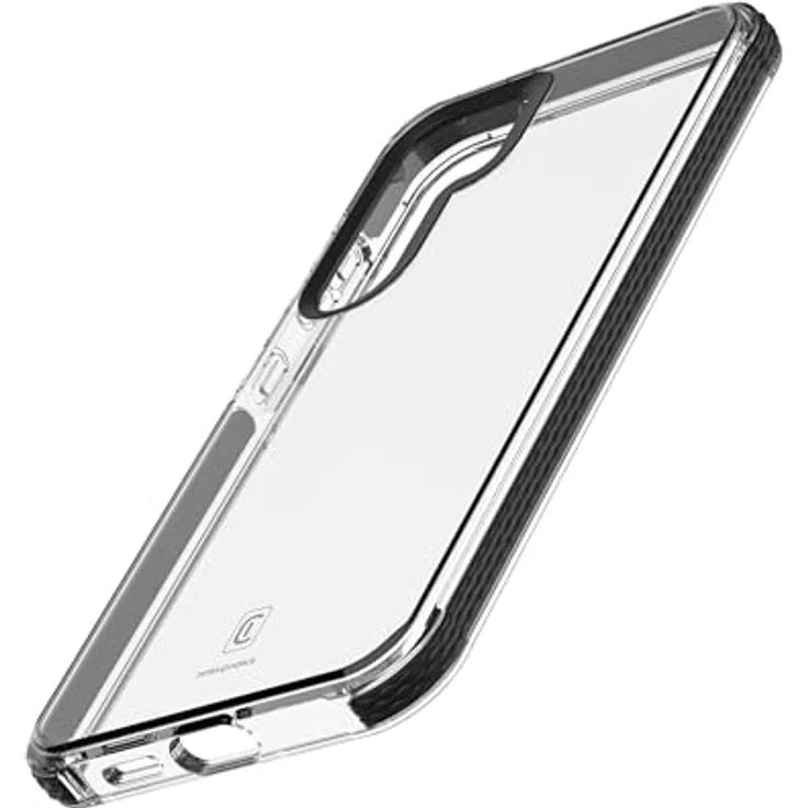 cellularline - Tetra Force Strong Guard - Galaxy S24 - Ultra-schützende, Flexible Hülle - Verstärkte Kanten und Ecken - Kann Stöße und Stürze absorbieren und ableiten - Transparent