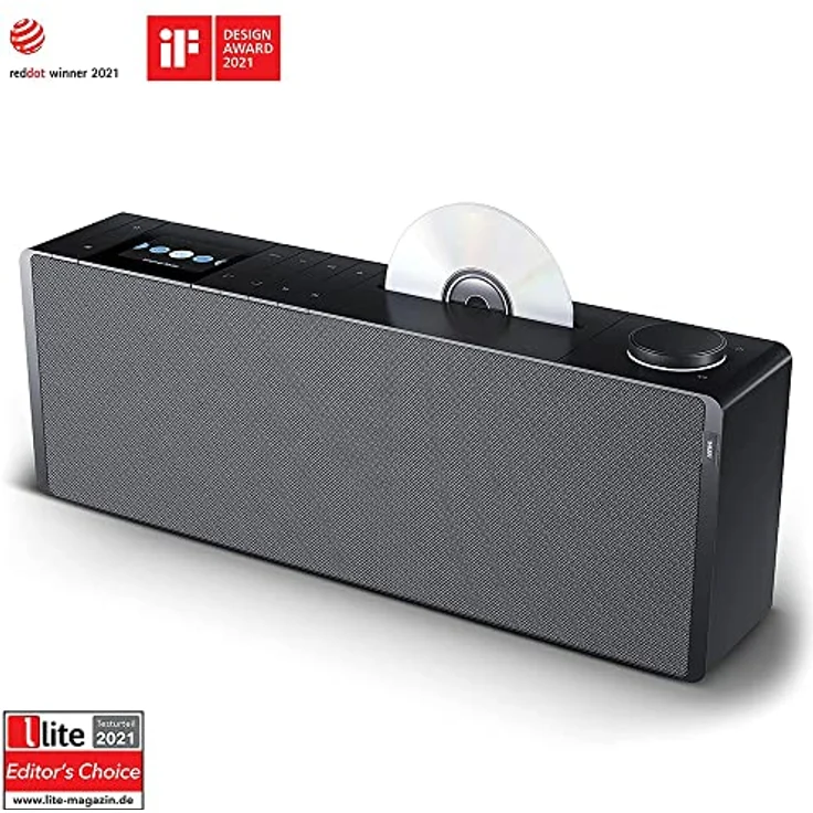 Loewe Klang s3 Basaltgrau, Stereo Smartradio mit CD Player, 120 Watt, DAB, DAB+, UKW, Amazon Music, Spotify Connect, Deezer, Bluetooth, USB, Internetradio, Digitalradio, WLAN Radio, mit App Steuerung – Bild 3