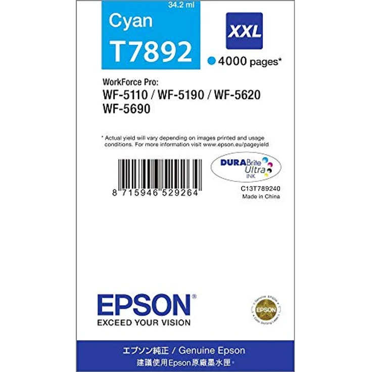 Epson T7892 Cyan – Bild 2