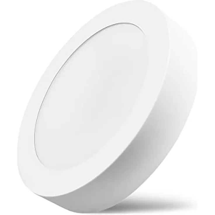 ENERGMiX 12w LED Aufputz Oberputz Wandlampe Rund Ø 180mm Kaltweiß, Deckenbeleuchtung mit niedrigem Stromverbrauch