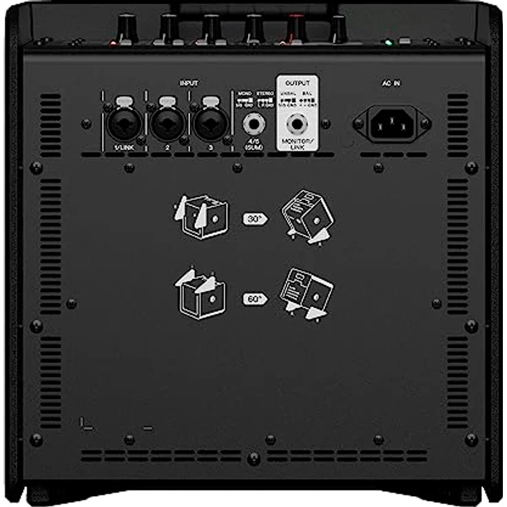 Yamaha Stagepas 200 BTR, Aktives PA-System mit 180 W, Bluetooth und 5-Kanal-Digitalmixer, Schwarz – Bild 3