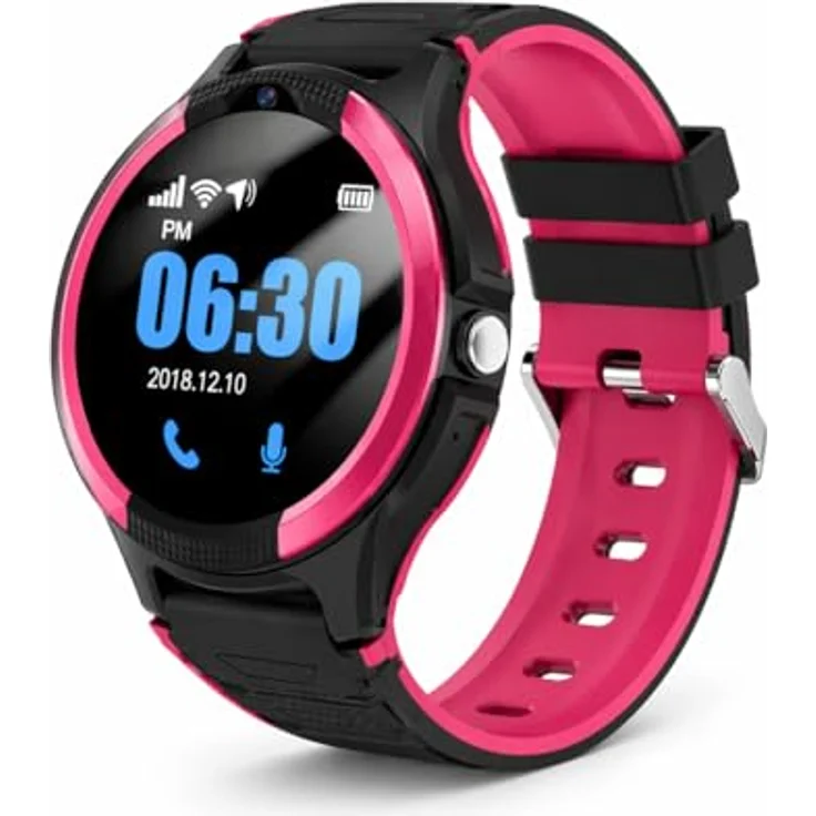 NikuTRAX Seniorenuhr NC120S 4G mit Sturzerkennung, Vitalmessung & GPS-Tracking – Berry Metallic – Bild 2