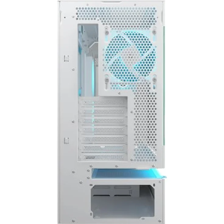 Cougar CFV235 Gehäuse Midi-Tower, ARGB, Glas, Weiss, für ATX/mATX/Mini-ITX, mit USB 3.2 und Platz für 4x 2.5"/2x 3.5" Laufwerke – Bild 8
