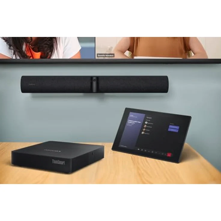 Jabra PanaCast 50 Room System 2, Kit für Videokonferenzen mit 180°-Panorama-4K-Kamera und Lenovo ThinkSmart Core Gen (8612-331) – Bild 4