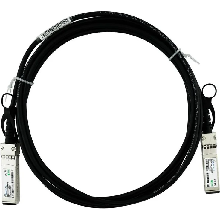 BlueLAN Kompatibles Extreme Networks 10G-DACP-SFPZ5M, 0.5 Meter 10GBASE-CR passives SFP+ auf SFP+ Direct Attach Kabel, schwarz