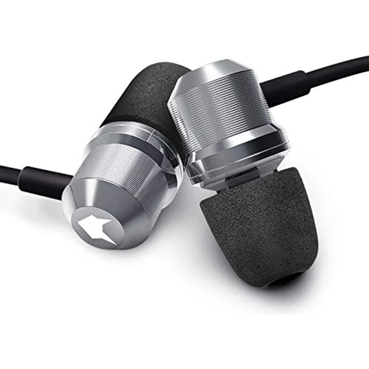 Mobilefox In-Ear Kopfhörer Headset Magnet Sport Design Memory Foam Ohrhörer Mikrofon Anthrazit, Aluminium, 3,5mm Klinkenanschluss – Bild 7