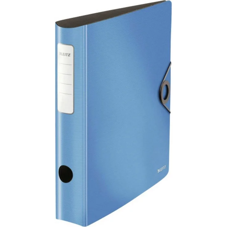 LEITZ Aktenordner Qualitäts-Ordner 180°Schmal, Innovatives Design in leuchtender Außenfarbe und warmem Grauton – Bild 1